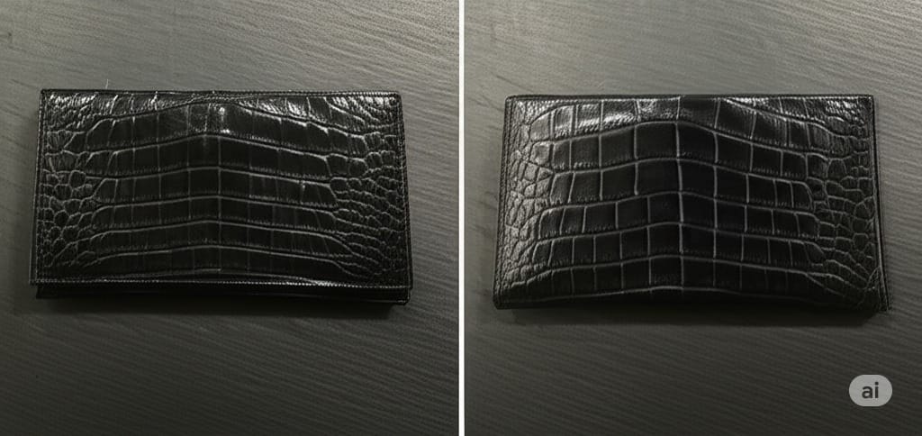 AIで生成した【マットクロコダイルの経年変化】画像