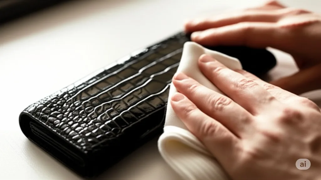 クロコダイル財布のお手入れ