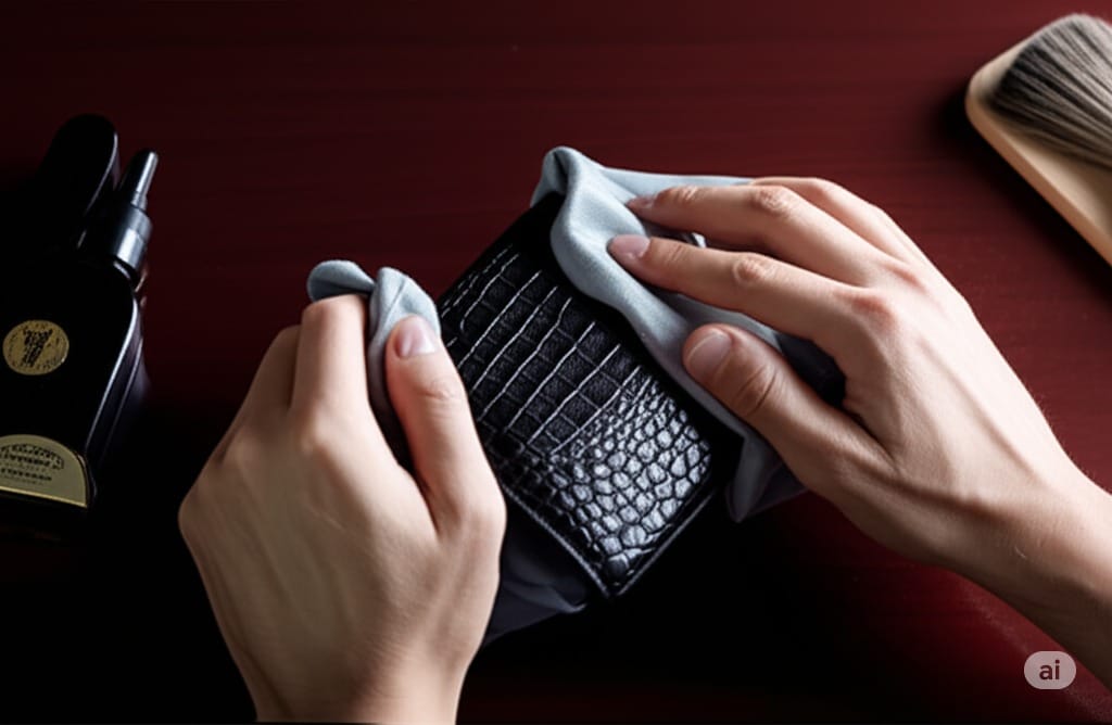 クロコダイル革のお手入れ